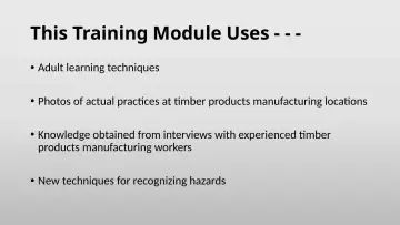 Slide 3: This Training Module Uses - - -