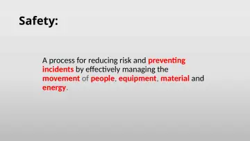 Slide 6: Safety: