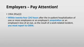 Slide 12: Employers – Pay Attention!