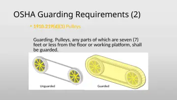 Slide 23: OSHA Guarding Requirements (2)