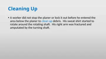 Slide 34: Cleaning Up