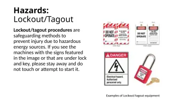 Slide 13: Hazards: