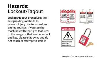 Slide 21: Hazards: