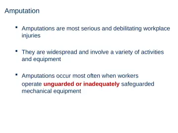 Slide 10: Amputation