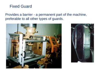 Slide 23: Fixed Guard