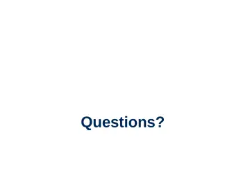 Slide 48: Questions?