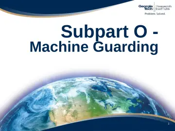 Slide 1: Subpart O -