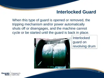 Slide 12: Interlocked Guard