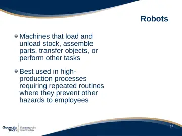 Slide 28: Robots