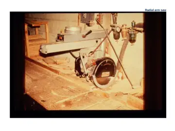 Slide 50: Radial arm saw
