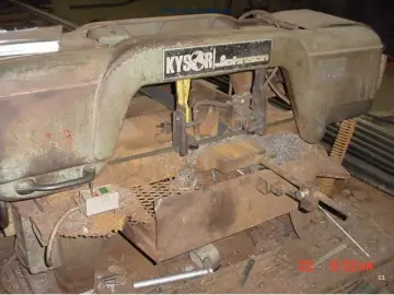 Slide 53: Metal cutting band saw