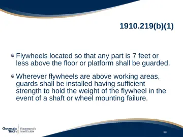 Slide 64: 1910.219(b)(1)