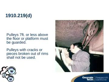 Slide 69: 1910.219(d)
