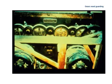 Slide 70: Gears need guarding
