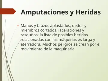 Slide 5: Amputaciones y Heridas