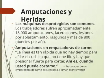 Slide 6: Amputaciones y Heridas