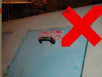 Slide 4: Warnings and signs