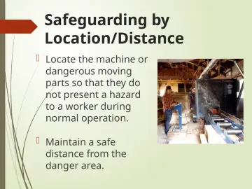 Slide 16: Safeguarding by Location/Distance