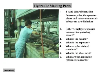 Slide 2: Hydraulic Molding Press