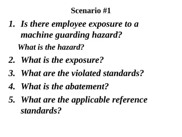 Slide 4: Scenario #1
