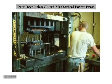 Slide 6: Part Revolution Clutch Mechanical Power Press