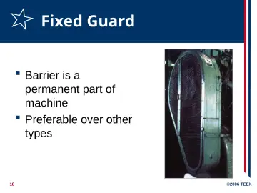 Slide 18: Fixed Guard