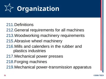Slide 31: Organization