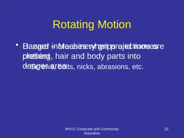 Slide 23: Rotating Motion
