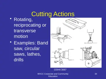 Slide 34: Cutting Actions