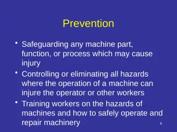 Slide 6: Prevention