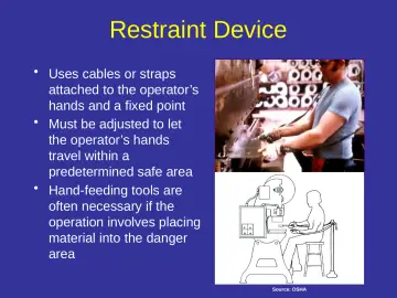 Slide 46: Restraint Device