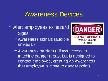 Slide 56: Awareness Devices