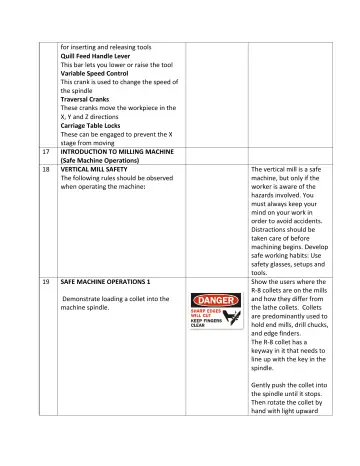 Page 7: for inserting and releasing tools