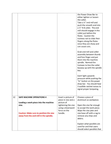 Page 9: the Power Draw Bar to either tighten or loosen the collet.