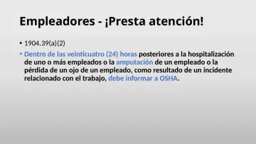 Slide 11: Empleadores - ¡Presta atención!