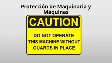 Slide 15: Protección de Maquinaria y Máquinas