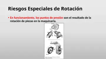 Slide 19: Riesgos Especiales de Rotación