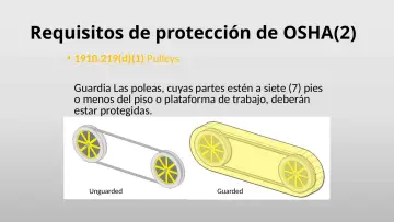 Slide 22: Requisitos de protección de OSHA(2)