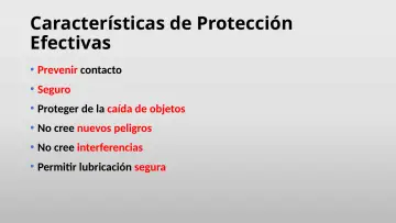 Slide 24: Características de Protección Efectivas
