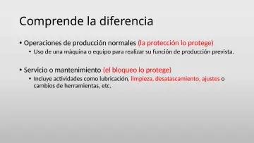 Slide 27: Comprende la diferencia