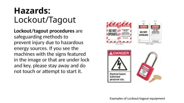 Slide 16: Hazards:
