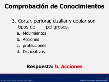Slide 52: Comprobación de Conocimientos