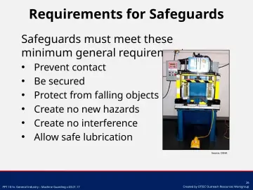 Slide 26: Requirements for Safeguards