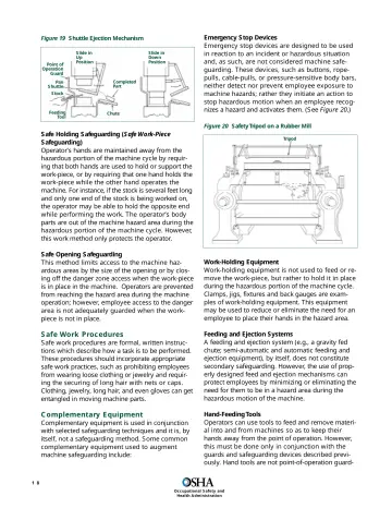 Page 20: Emergency Stop Devices