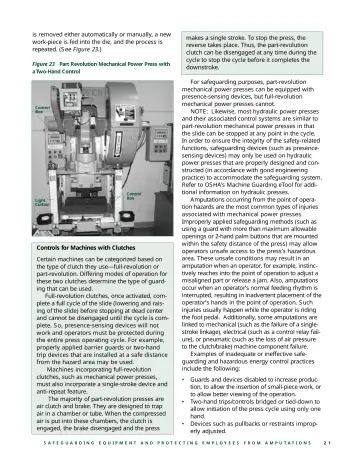 Page 23: is removed either automatically or manually, a new work-piece is fed into the die, and the…