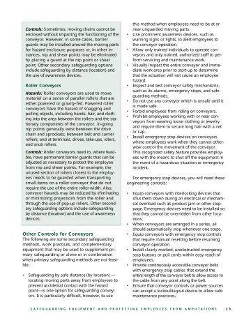 Page 31: Controls: Sometimes, moving chains cannot be enclosed without impairing the functioning of…