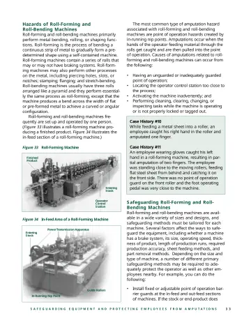 Page 35: Hazards of Roll-Forming and Roll-Bending Machines