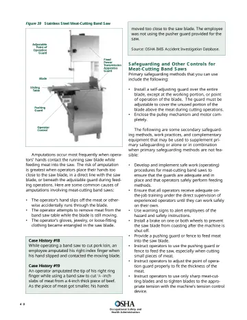 Page 42: Figure 39 Stainless Steel Meat-Cutting Band Saw