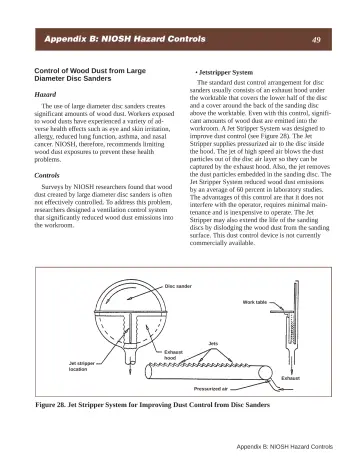 Page 55: Appendix B: NIOSH Hazard Controls