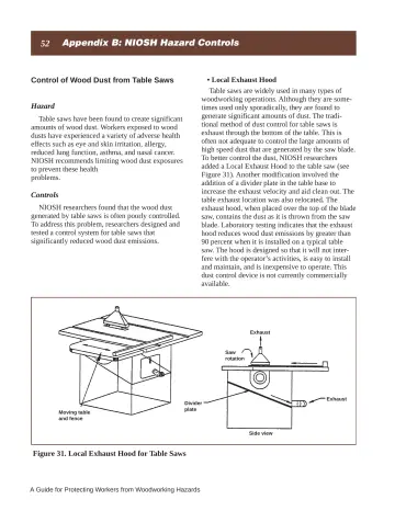 Page 58: Appendix B: NIOSH Hazard Controls